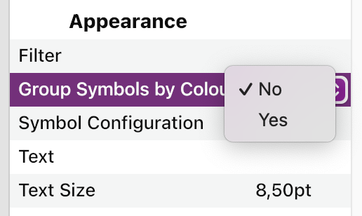 GroupSymbolsByColourOptions