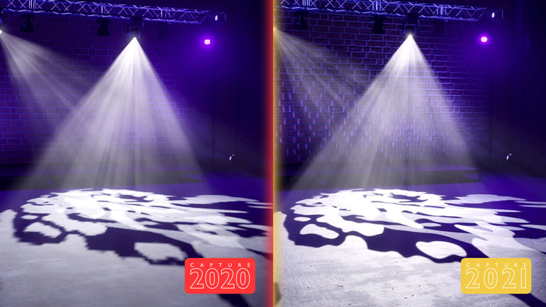 Increased projection resolutions.
