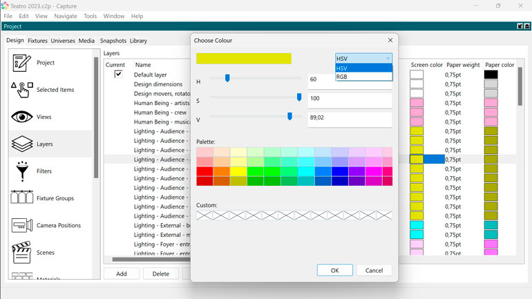 Colour picker.