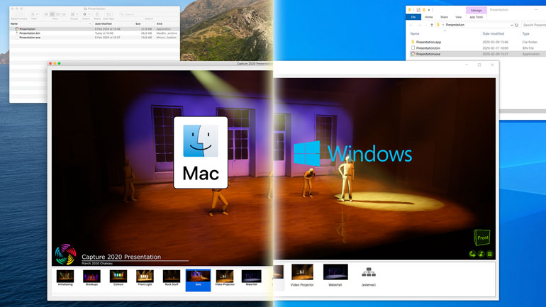 Cross-platform presentation export.