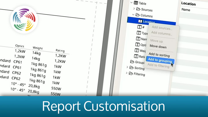 Report Customisation