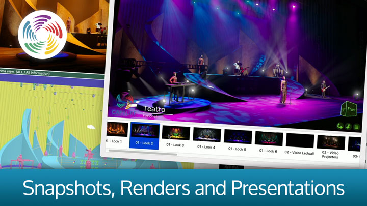 Snapshots, Renders and Presentations